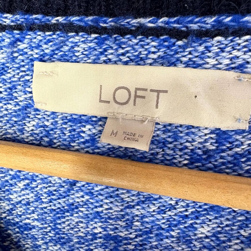 LOFT Multicolor Stripe Sweater - Picture 3 of 4